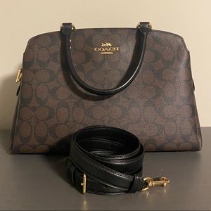 Coach Lillie Carryall Canvas Purse